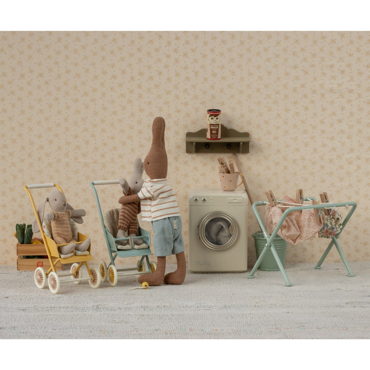 Maileg Stroller, Micro - Mint