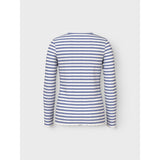 Name It Blue Ice Cloud Dancer Nkfvemma Ls Slim Topp