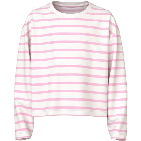 Name It Cloud Dancer Sweet Dreams Stripe Nkfvita Ls Kort Rlx Topp