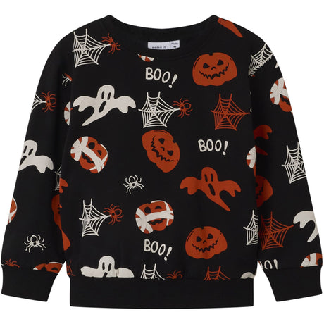 Name It Black Nmnopal Nreg Sweat Box Bru