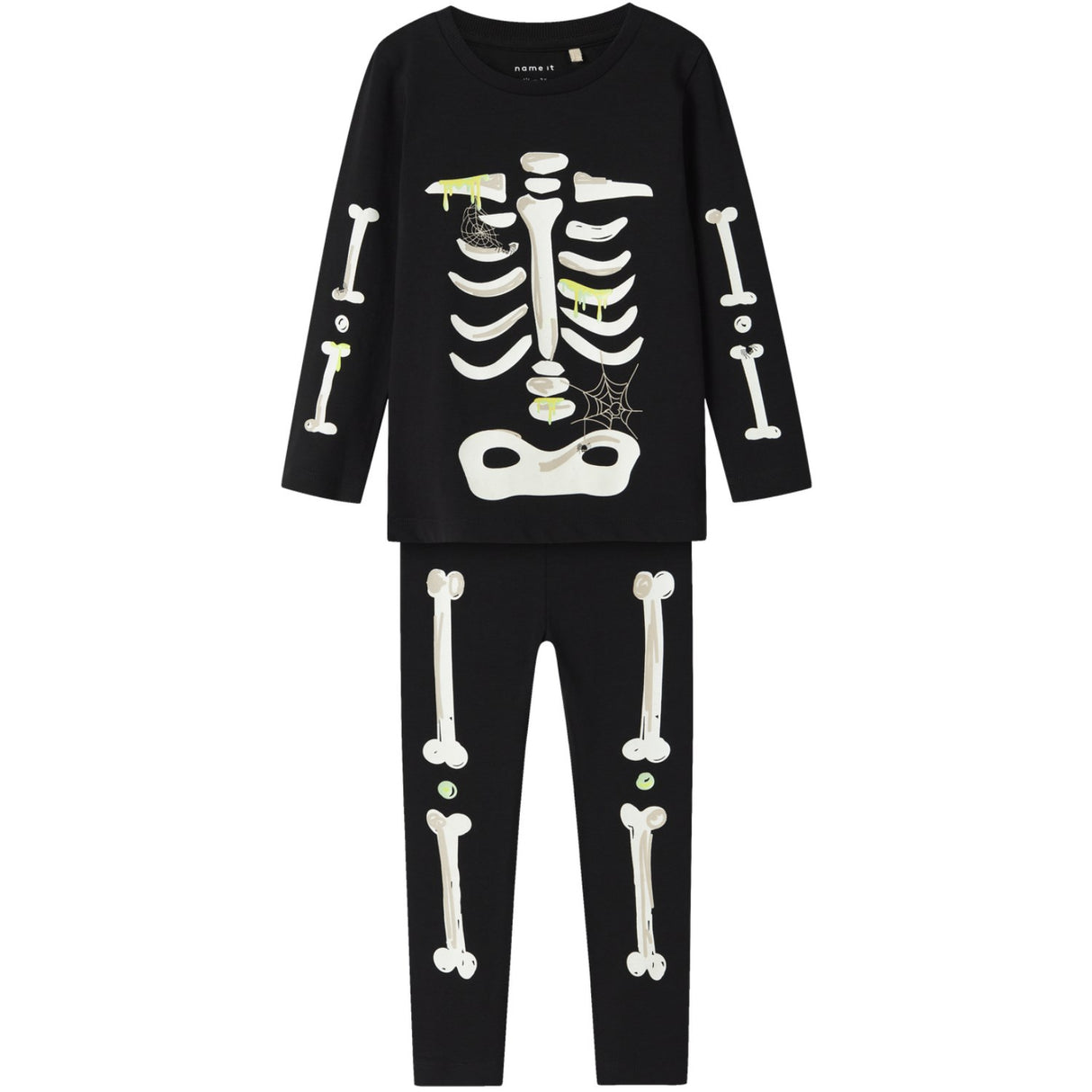 Name It Black Lemonade Nmnowen Nattkläder