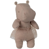 Maileg Safari Friends, Hippo W. Skirt, Small - Soft Rose