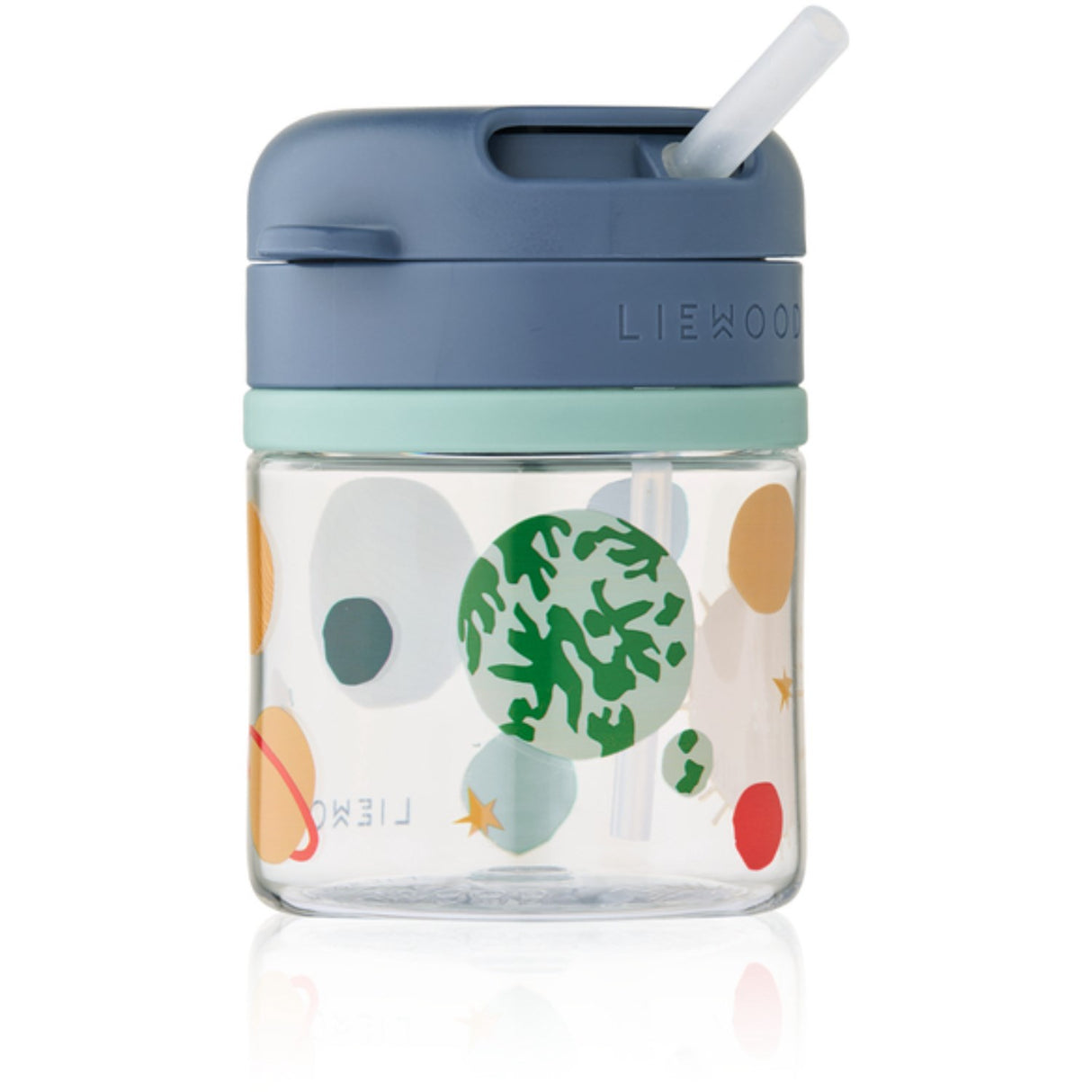 LIEWOOD Universe / Classic Navy Pavia Tritan Strån Kopp 280ml