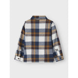 Name It Insignia Blue Nmmowenta Ls Nreg Skjorta