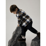 Name It Insignia Blue Nmmowenta Ls Nreg Skjorta