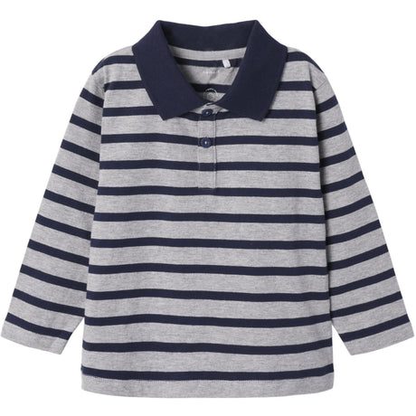 Name It Grey Melange Nmmotis Ls Nreg Pikétröja