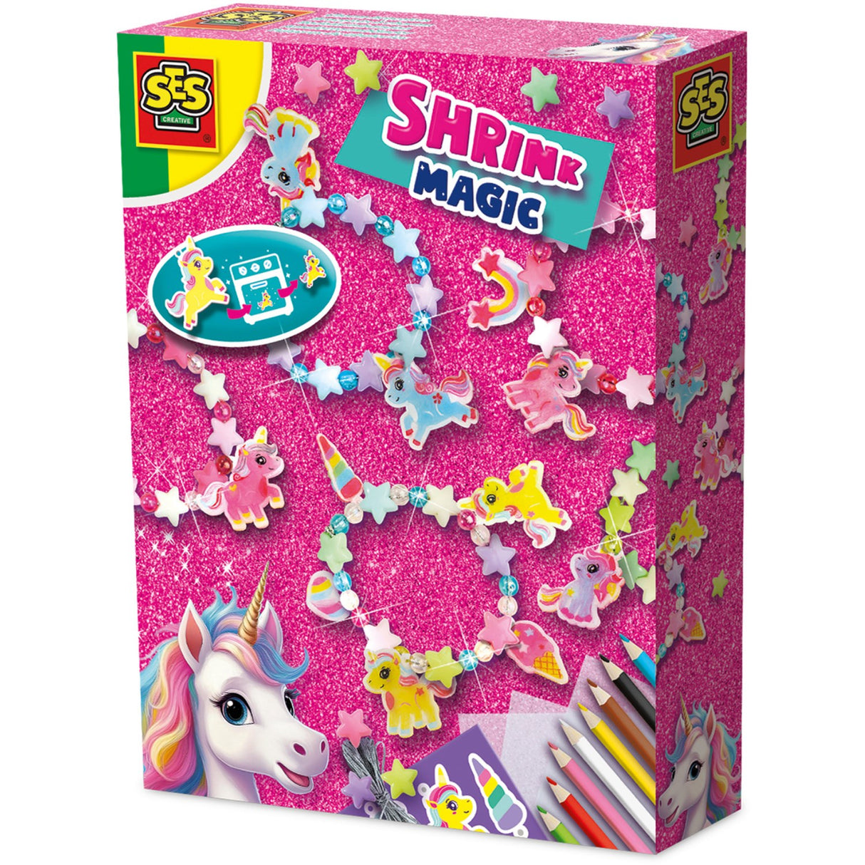 SES Creative Krymp Plast Enhörning Armband