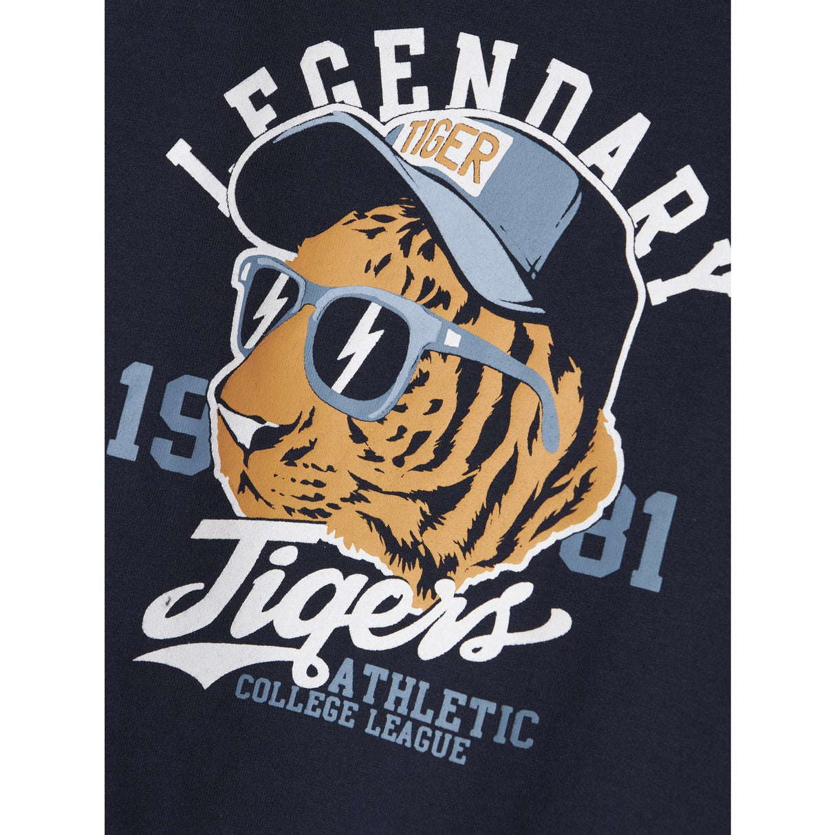 Name It Navy Blazer Tiger Nmmvux Ss Topp