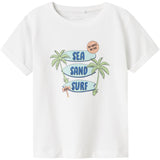 Name It Bright White Sea Nmmvux Ss Topp