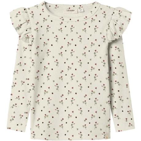 Lil'Atelier Turtledove Nmflavo Eve Ls Slim Topp Lil