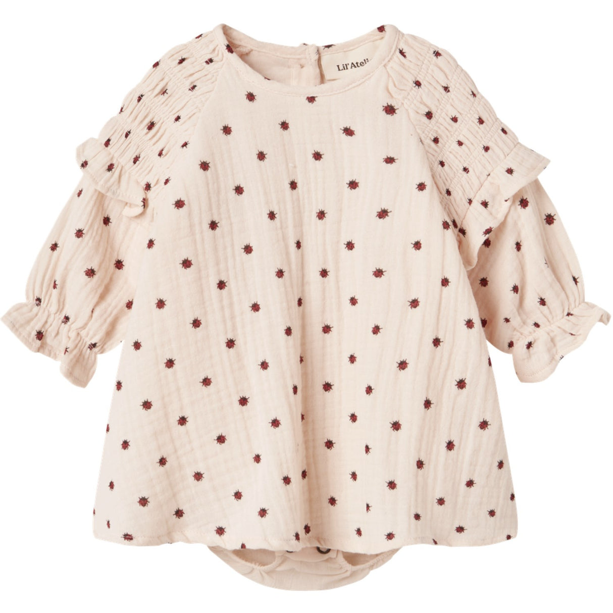 Lil'Atelier Silver Peony Nbflilia Ls Loose Skjorta Body Lil