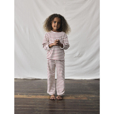 Lil'Atelier Turtledove Red Dahlia Nmflimia Ls Loose Topp Lil