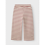 Lil'Atelier Turtledove Red Dahlia Nmflimia Wide Byxor Lil