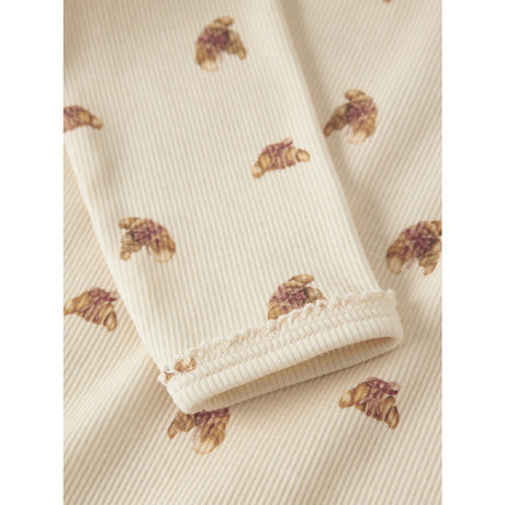 Lil'Atelier Turtledove Croissant Nmflavo Egi Ls Slim Topp Lil