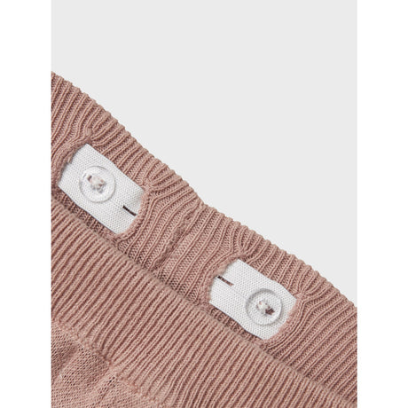 Lil'Atelier Misty Rose Nmflulio Wide Stickad Ancle Byxor Lil