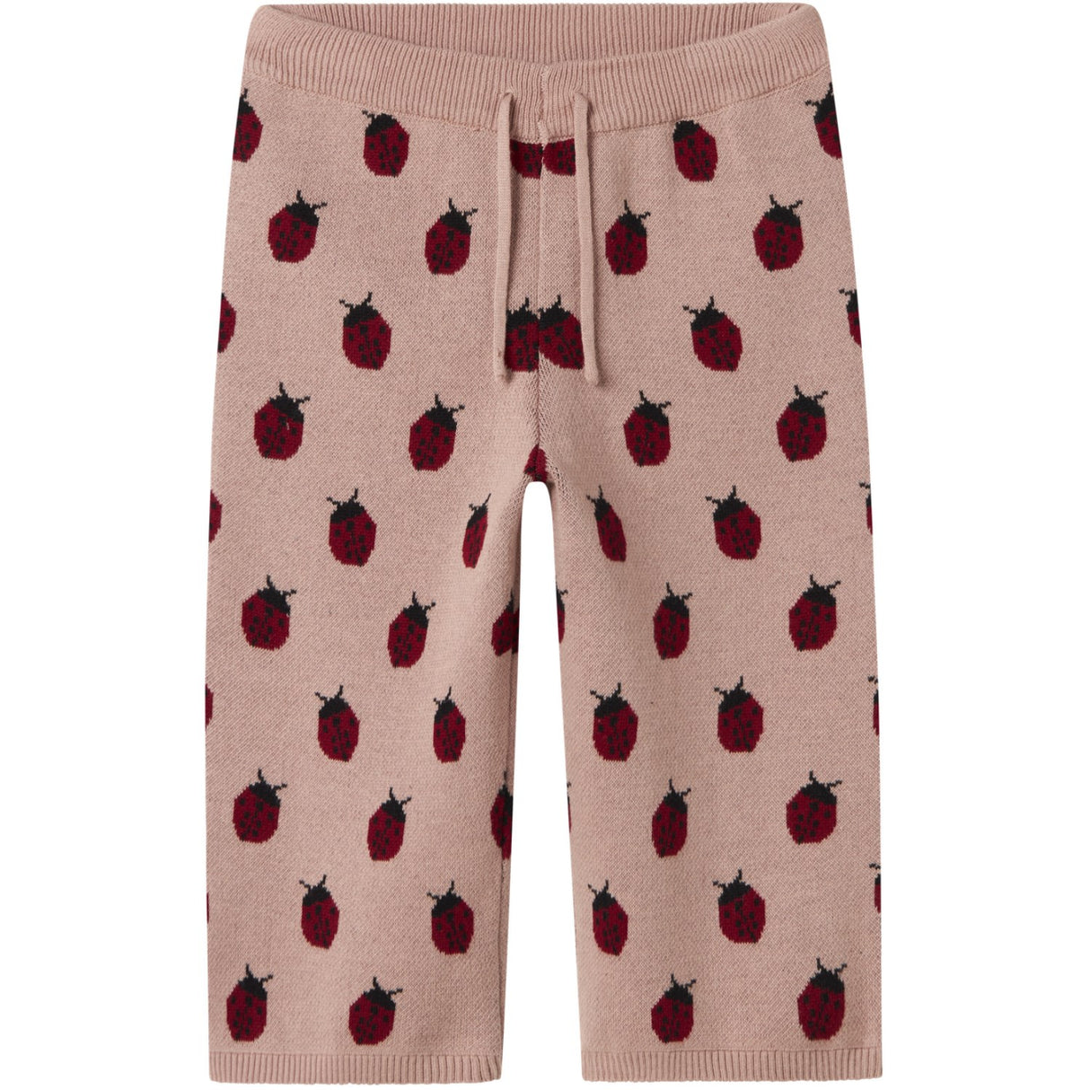 Lil'Atelier Misty Rose Nmflulio Wide Stickad Ancle Byxor Lil