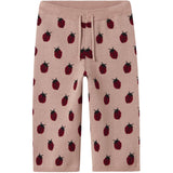 Lil'Atelier Misty Rose Nmflulio Wide Stickad Ancle Byxor Lil