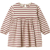 Lil'Atelier Turtledove Red Dahlia Nmflimia Ls Loose Klänning Lil