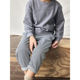 Lil'Atelier Dark Blue Denim White Nmmkasper Loose Twi Byxor 4021-Cm Lil