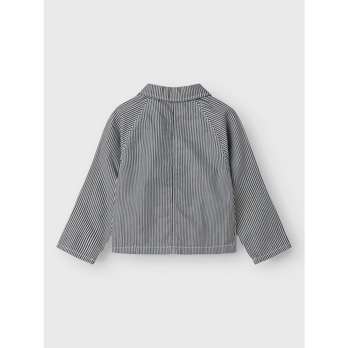 Lil'Atelier Dark Blue Denim White Nmmkasper Ls Loose Twi Skjorta 4021-Cm Lil