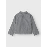 Lil'Atelier Dark Blue Denim White Nmmkasper Ls Loose Twi Skjorta 4021-Cm Lil