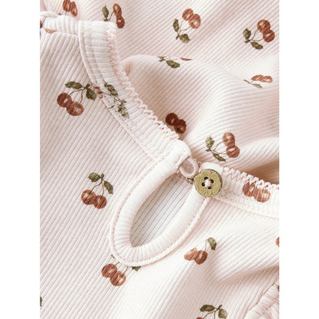 Lil'Atelier Silver Peony Cherry Nbflavo Ena Ls Reg Body Klänning