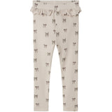 Lil'Atelier Silver Peony Bow Nmfgavo Efi Slim Leggings Lil Noos