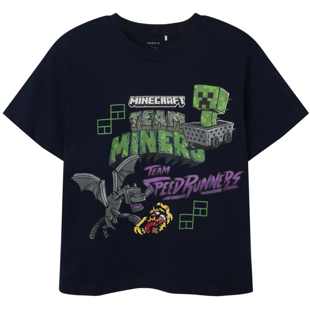 Name It Navy Blazer Nkmjahi Minecraft Nreg Ss Topp Noos Bfu