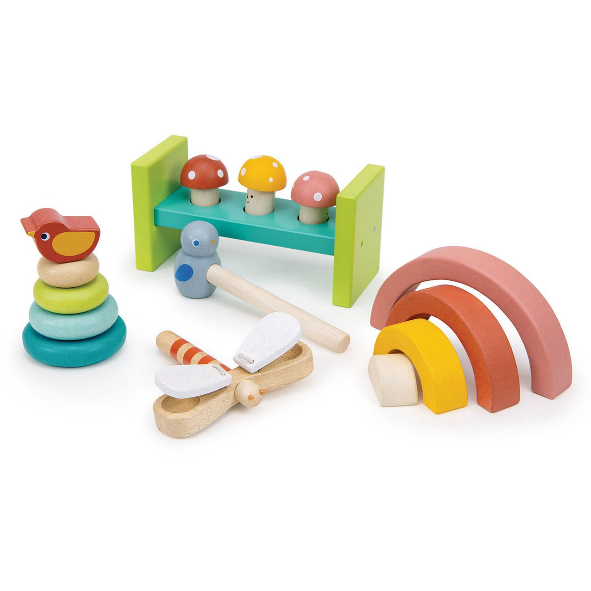 Mentari Hammerboard Set Trädgård Tema