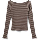 Sofie Schnoor Brown Striped SomaSY Blus