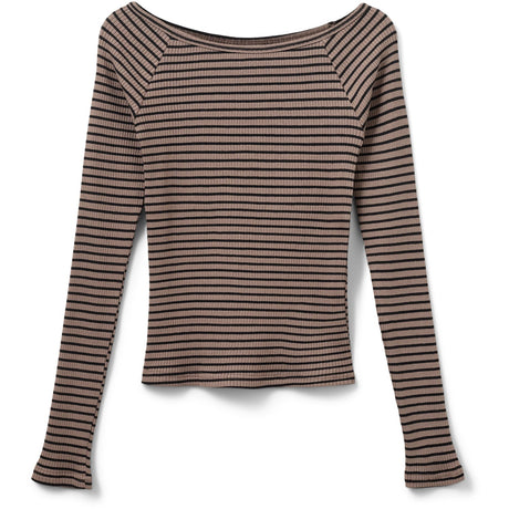 Sofie Schnoor Brown Striped SomaSY Blus