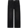 Name It Black Denim Nkfrose Hw Wide Jeans Destr 1411-Be Noos
