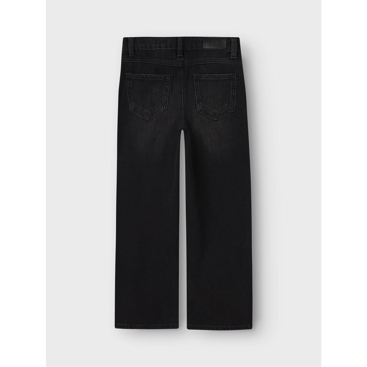 Name It Black Denim Nkfrose Hw Wide Jeans Destr 1411-Be Noos