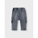 Name It Dark Blue Denim Nbmben Baggy Cargo Jeans 2727-Yb Noos