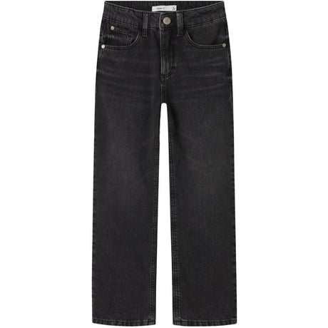 Name It Black Denim Nkfrose Hw Straight Jeans 9222-Rm Noos