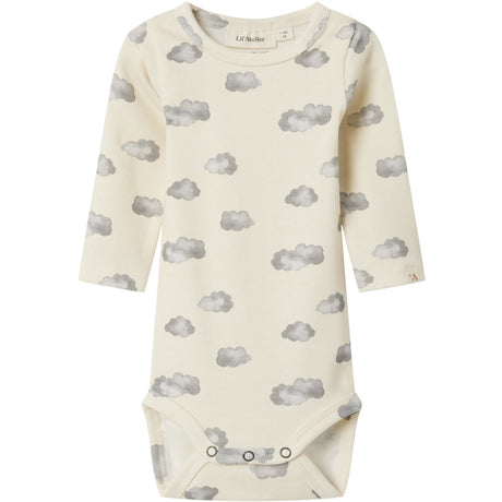 Lil'Atelier Turtledove Blue Cloud Nbnlayo Kim Ls Slim Body Lil Noos