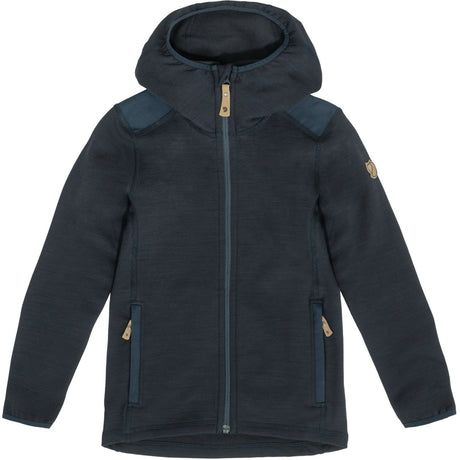 Fjällräven Dark Navy Kids Keb Fleece Hoodies