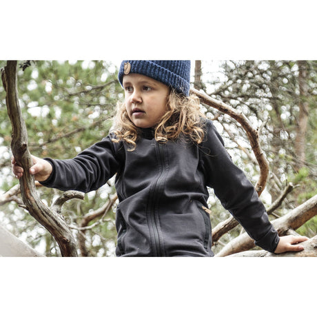 Fjällräven Dark Navy Kids Keb Fleece Hoodies