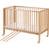 tiSsi® Nature Jori Sammenklappelig Säng Massiv Bok