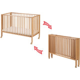 tiSsi® Nature Jori Sammenklappelig Säng Massiv Bok