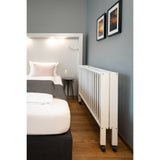 tiSsi® White Laquer Jori Sammenklappelig Säng Massiv Bok