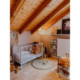 tiSsi® White Laquer Jori Sammenklappelig Säng Massiv Bok