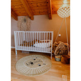 tiSsi® White Laquer Jori Sammenklappelig Säng Massiv Bok