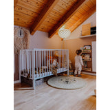 tiSsi® White Laquer Jori Sammenklappelig Säng Massiv Bok