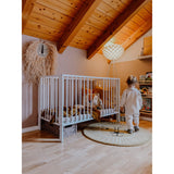 tiSsi® White Laquer Jori Sammenklappelig Säng Massiv Bok