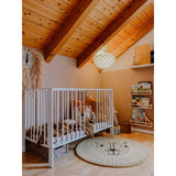 tiSsi® White Laquer Jori Sammenklappelig Säng Massiv Bok