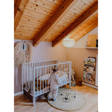 tiSsi® White Laquer Jori Sammenklappelig Säng Massiv Bok