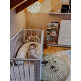 tiSsi® White Laquer Jori Sammenklappelig Säng Massiv Bok