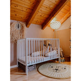 tiSsi® White Laquer Jori Sammenklappelig Säng Massiv Bok