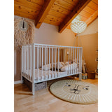 tiSsi® White Laquer Jori Sammenklappelig Säng Massiv Bok